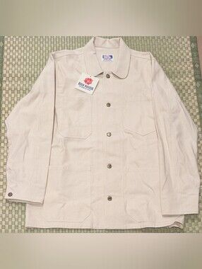 NWT Rosa Rugosa Dufferin Chore Coat in Natural Men's Size Large Made in Canada
